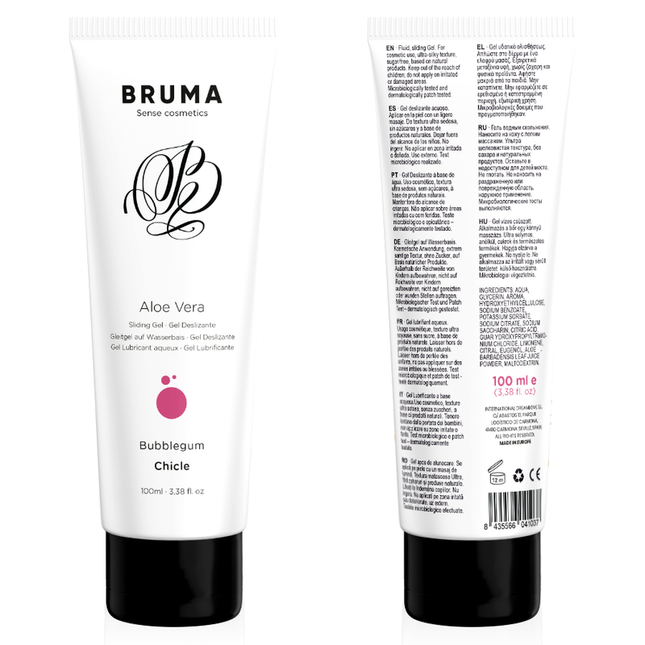 BRUMA - GEL GLISSANT ALOE VERA SAVEUR BUBBLEGUM 100 ML by BRUMA