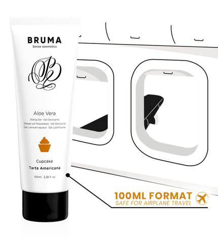 BRUMA - GEL GLISSANT À L''ALOE VERA SAVEUR CUPCAKE 100 ML by BRUMA