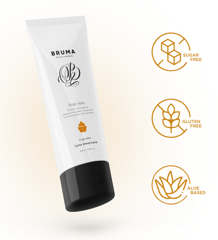 BRUMA - GEL GLISSANT À L''ALOE VERA SAVEUR CUPCAKE 100 ML by BRUMA