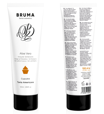 BRUMA - GEL GLISSANT À L''ALOE VERA SAVEUR CUPCAKE 100 ML by BRUMA