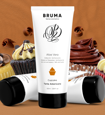 BRUMA - GEL GLISSANT À L''ALOE VERA SAVEUR CUPCAKE 100 ML by BRUMA