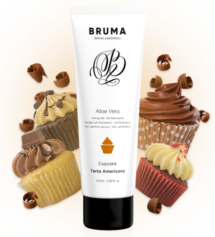 BRUMA - GEL GLISSANT À L''ALOE VERA SAVEUR CUPCAKE 100 ML by BRUMA