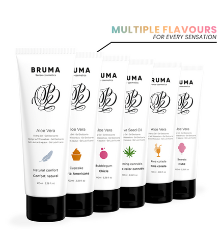 BRUMA - GEL GLISSANT À L''ALOE VERA SAVEUR CUPCAKE 100 ML by BRUMA