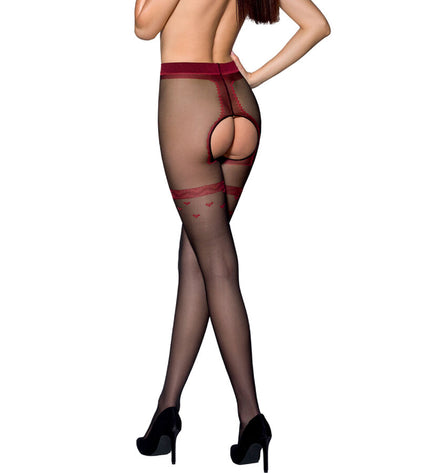 PASSION - TIOPEN 019 COLLANT NOIR 1/2 20 DEN by PASSION WOMAN GARTER & STOCK