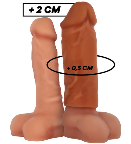 VIRILXL - EXTENSION DE PÉNIS MARRON EN SILICONE LIQUIDE V3 by VIRILXL