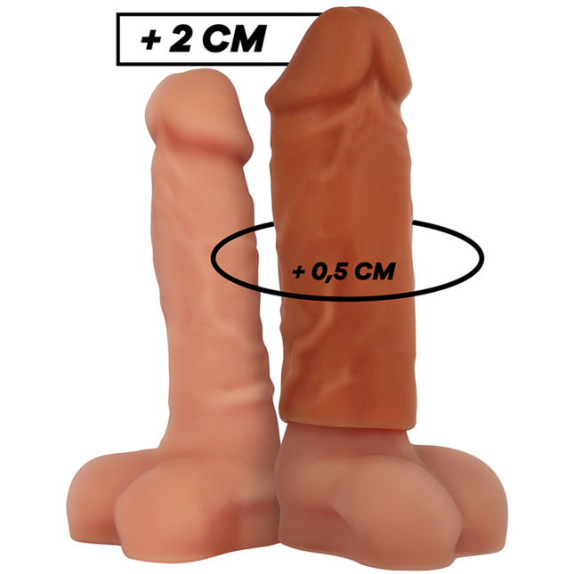 VIRILXL - EXTENSION DE PÉNIS MARRON EN SILICONE LIQUIDE V3 by VIRILXL