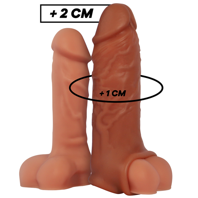 VIRILXL - EXTENSION DE PÉNIS MARRON EN SILICONE LIQUIDE V9 by VIRILXL
