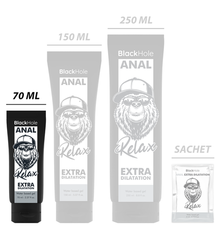 BLACK HOLE - GEL DE DILATATION ANALE À BASE D'EAU 70 ML by BLACK HOLE