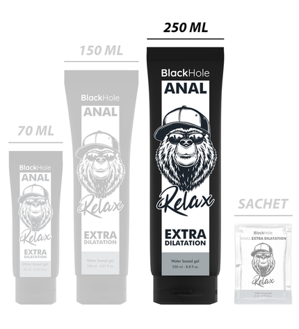 BLACK HOLE - GEL À BASE D'EAU DILATATION ANALE 250 ML by BLACK HOLE