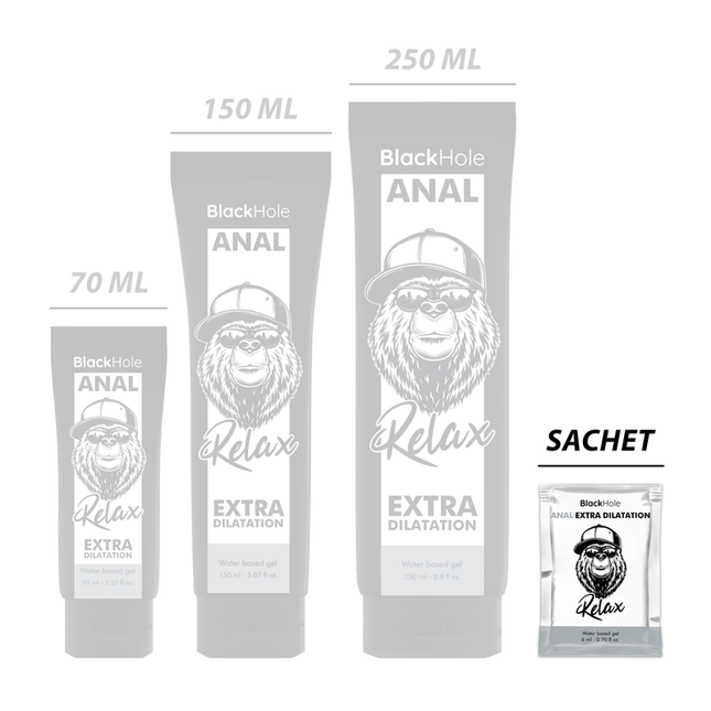 BLACK HOLE - GEL À BASE D'EAU EXTRA DILATATION 6 ML DOSE UNIQUE by BLACK HOLE