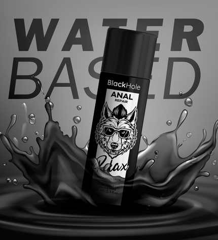 BLACK HOLE - RÉPARATION ANALE RELAX À BASE D'EAU AVEC HYALURON 100 ML by BLACK HOLE