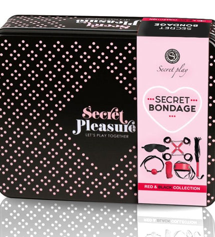 SECRETPLAY - BDSM SET 6 PCS ROUGE COLLECTION - Concombre Boutique