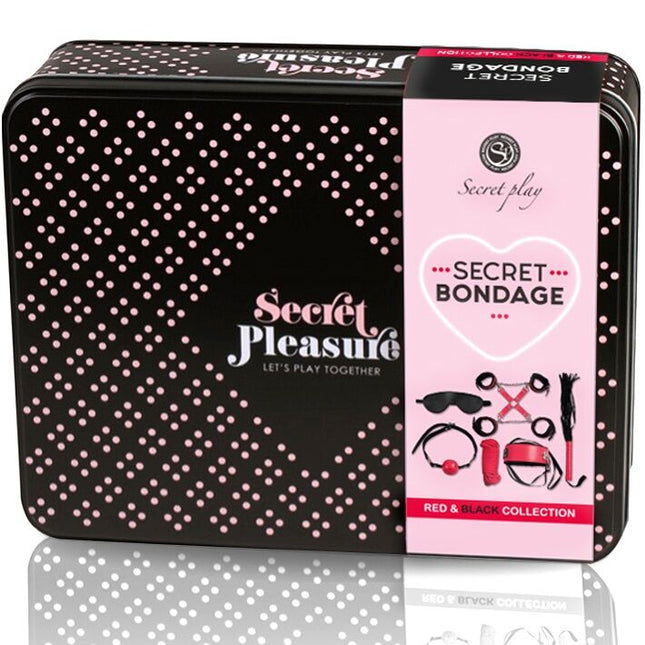 SECRETPLAY - BDSM SET 6 PCS ROUGE COLLECTION - Concombre Boutique