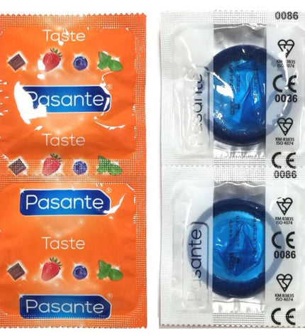 PASANTE - PRÉSERVATIFS SAVEUR BLEUET SAC 144 UNITÉS by PASANTE