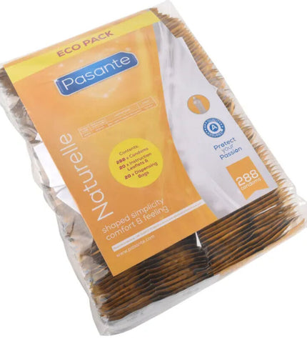 PASANTE - PRÉSERVATIFS ECO PACK NATURELLE SAC 288 UNITÉS by PASANTE