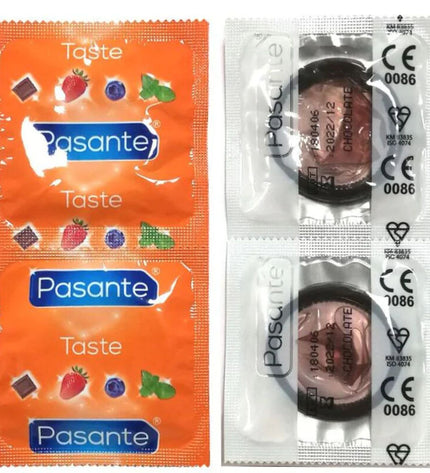 PASANTE - PRÉSERVATIFS SAVEUR CHOCOLAT TEMPTATION SAC 144 UNITÉS by PASANTE