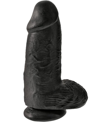 KING COCK - PÉNIS RÉALISTE CHUBBY 23 CM NOIR by KING COCK