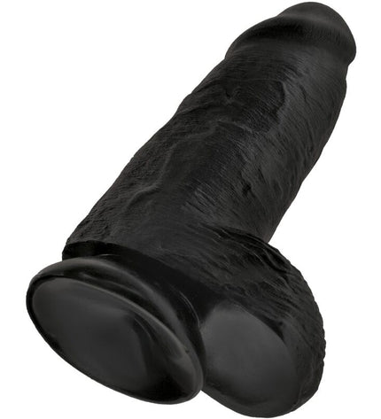 KING COCK - PÉNIS RÉALISTE CHUBBY 23 CM NOIR by KING COCK
