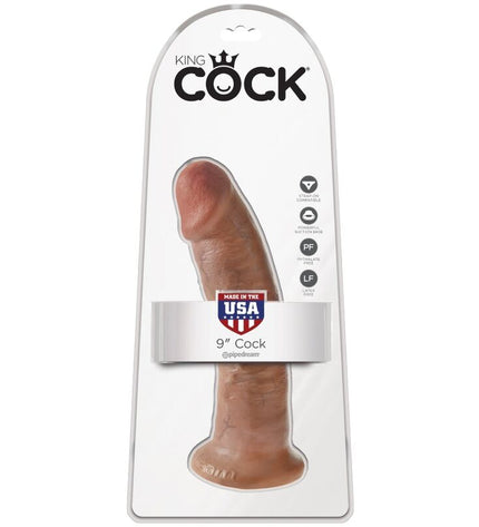 KING COCK - PÉNIS RÉALISTE 21.7 CM CARAMEL by KING COCK