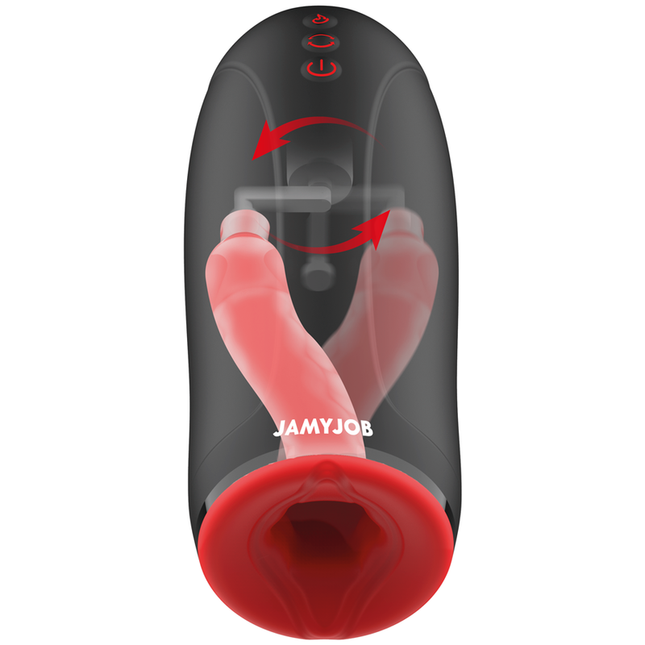 JAMYJOB - MASTURBATEUR EFFET CHAUFFANT SWING-R, SWING TECH ET VIBRATION by JAMYJOB