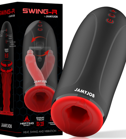 JAMYJOB - MASTURBATEUR EFFET CHAUFFANT SWING-R, SWING TECH ET VIBRATION by JAMYJOB
