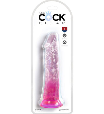 KING COCK - CLEAR PÉNIS RÉALISTE 19.7 CM ROSE by KING COCK