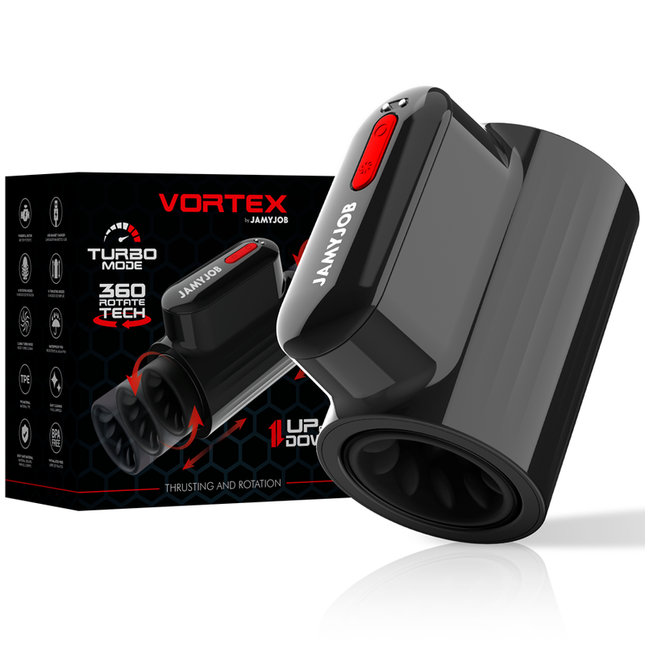 JAMYJOB - MASTURBATEUR VORTEX ET ROTATION TECH TURBO MODE by JAMYJOB