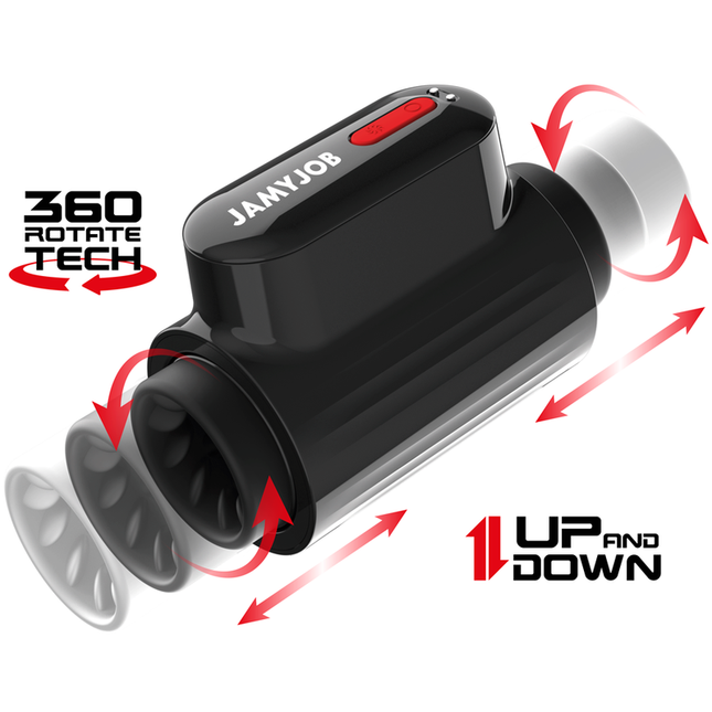 JAMYJOB - MASTURBATEUR VORTEX ET ROTATION TECH TURBO MODE by JAMYJOB