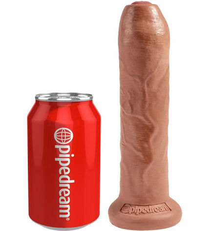 KING COCK - PÉNIS RÉALISTE NON COUPÉ 17.8 CM CARAMEL by KING COCK
