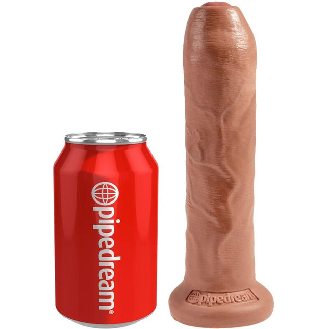 KING COCK - PÉNIS RÉALISTE NON COUPÉ 17.8 CM CARAMEL by KING COCK