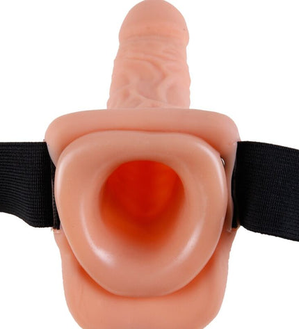 FETISH FANTASY SERIES - HARNAIS RÉGLABLE TÉLÉCOMMANDE PÉNIS RÉALISTE AVEC TESTICULES 17,8 CM by FETISH FANTASY SERIES