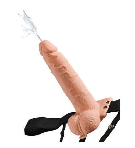 FETISH FANTASY SERIES - HARNAIS RÉGLABLE PÉNIS RÉALISTE AVEC BALLES ÉJACULANTES 19 CM by FETISH FANTASY SERIES