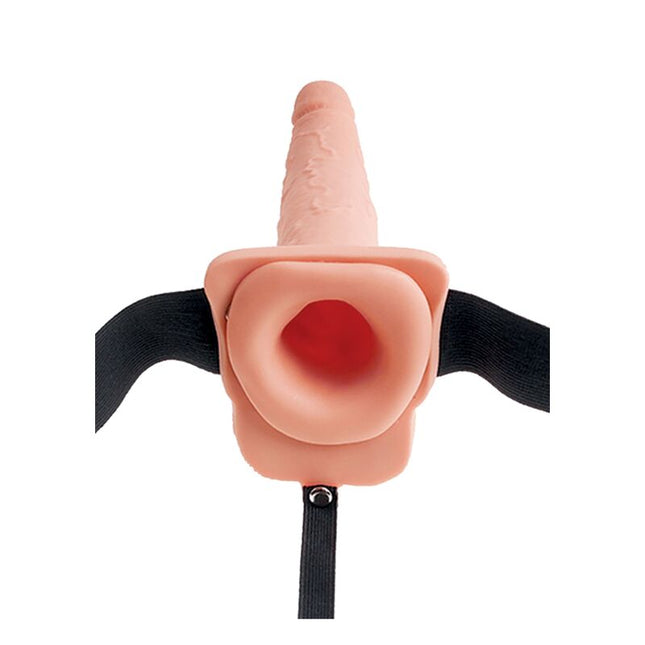 FETISH FANTASY SERIES - HARNAIS RÉGLABLE PÉNIS RÉALISTE AVEC BALLES ÉJACULANTES 19 CM by FETISH FANTASY SERIES