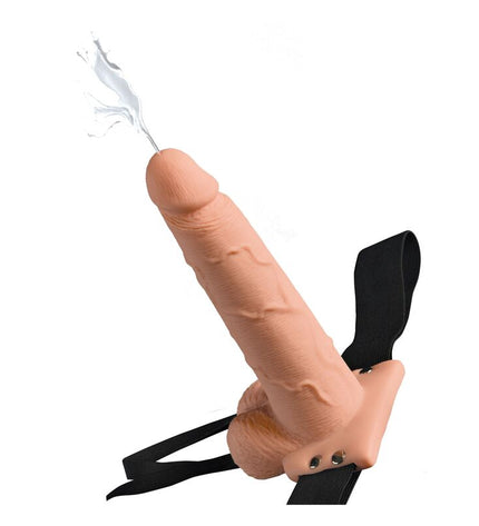 FETISH FANTASY SERIES - HARNAIS RÉGLABLE PÉNIS RÉALISTE AVEC BALLES ÉJACULANTES 19 CM by FETISH FANTASY SERIES