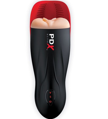 PDX ELITE - STROKER FUCK-O-MATIC VAGIN DOUBLE VIBRATION PÉNIS ET TESTICULES by PDX ELITE