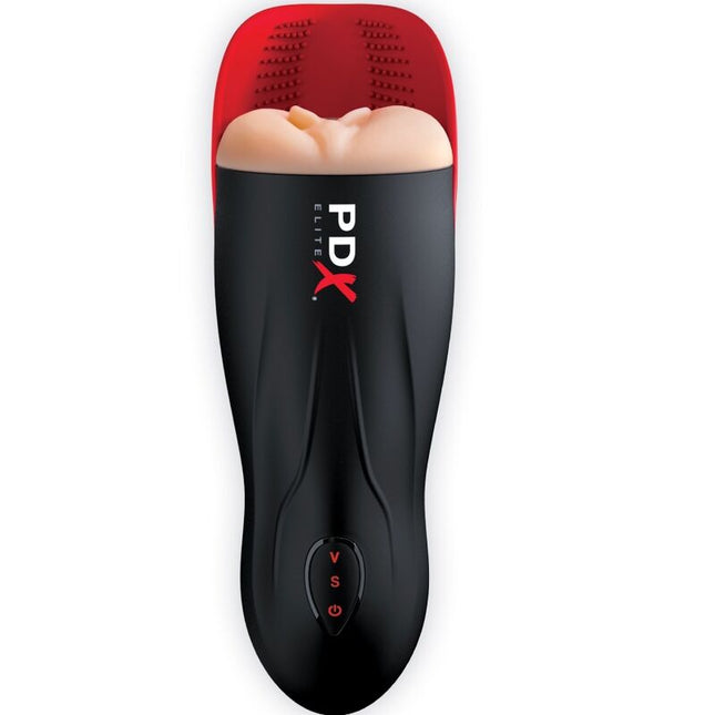 PDX ELITE - STROKER FUCK-O-MATIC VAGIN DOUBLE VIBRATION PÉNIS ET TESTICULES by PDX ELITE
