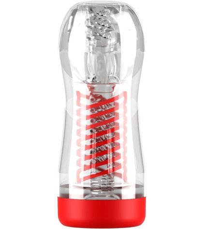 PDX ELITE - STROKER VIEWTUBE 2 SPIRALE COMPRESSION TRANSPARENT by PDX ELITE