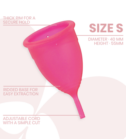INTIMICHIC - COUPE MENSTRUELLE EN SILICONE MÉDICALE - TAILLE S - Concombre Boutique