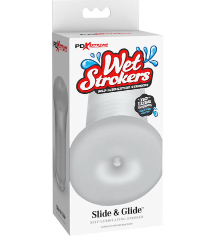 FETISH FANTASY EXTREME - MASTURBADEUR MÂLE EN SILICONE TRANSPARENT SLIDE & GLIDE by PIPEDREAMS