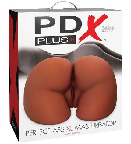 PDX PLUS - MASTURBATEUR MARRON DOUBLE ENTRÉE PERFECT ASS XL by PDX PLUS+