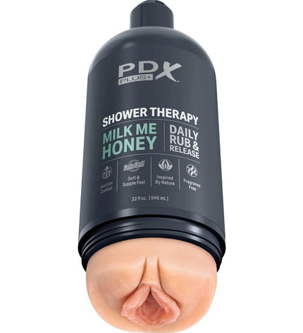 PDX PLUS - MASTURBATEUR STROKER CONCEPTION DISCRÈTE DE LA BOUTEILLE DE SHAMPOOING AU MIEL MILK ME by PDX PLUS+