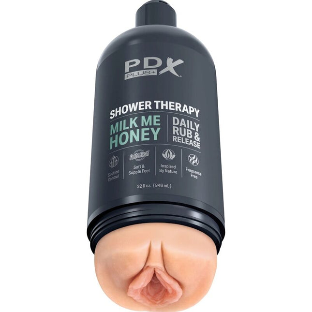 PDX PLUS - MASTURBATEUR STROKER CONCEPTION DISCRÈTE DE LA BOUTEILLE DE SHAMPOOING AU MIEL MILK ME by PDX PLUS+