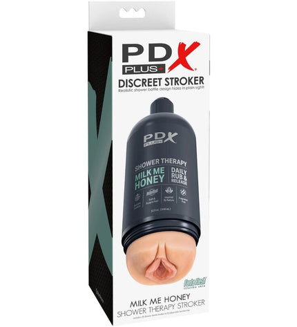 PDX PLUS - MASTURBATEUR STROKER CONCEPTION DISCRÈTE DE LA BOUTEILLE DE SHAMPOOING AU MIEL MILK ME by PDX PLUS+