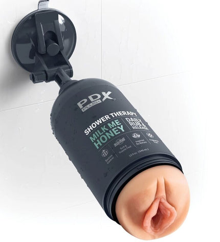 PDX PLUS - MASTURBATEUR STROKER CONCEPTION DISCRÈTE DE LA BOUTEILLE DE SHAMPOOING AU MIEL MILK ME by PDX PLUS+