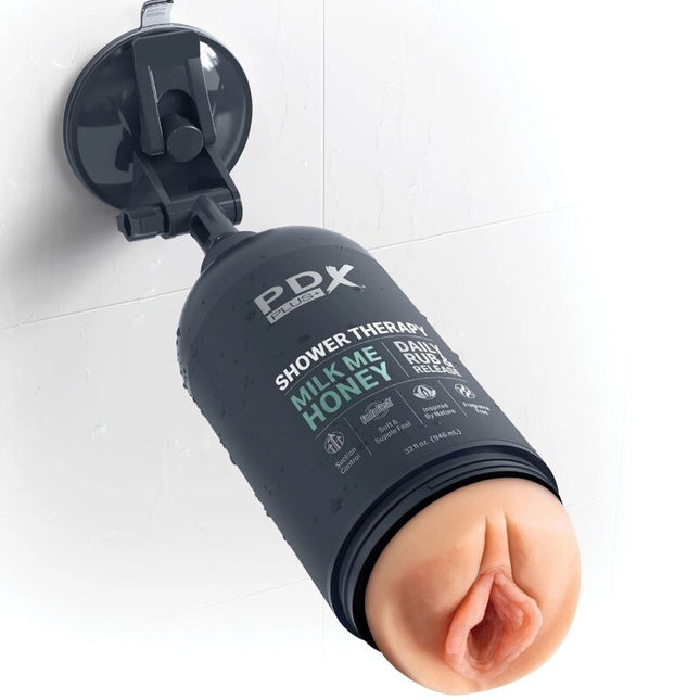 PDX PLUS - MASTURBATEUR STROKER CONCEPTION DISCRÈTE DE LA BOUTEILLE DE SHAMPOOING AU MIEL MILK ME by PDX PLUS+