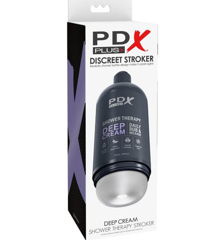 PDX PLUS - STROKER MASTURBATEUR DISCRET DEEP CREAM SHAMPOOING CONCEPTION DE BOUTEILLE by PDX PLUS+