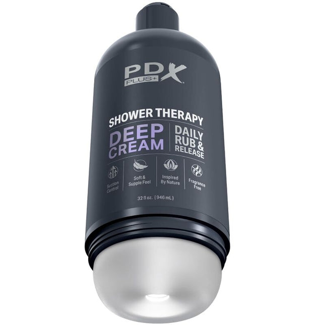 PDX PLUS - STROKER MASTURBATEUR DISCRET DEEP CREAM SHAMPOOING CONCEPTION DE BOUTEILLE by PDX PLUS+