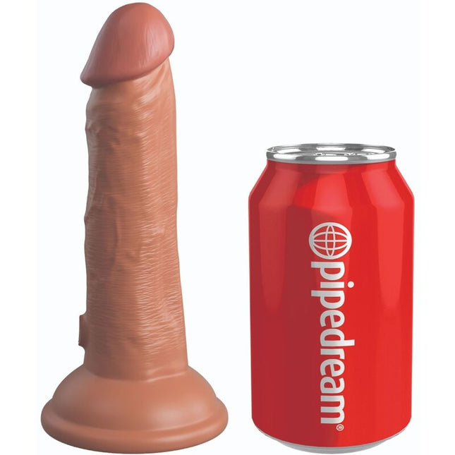 KING COCK - ELITE GODE RÉALISTE EN SILICONE 15.2 CM CARAMEL by KING COCK