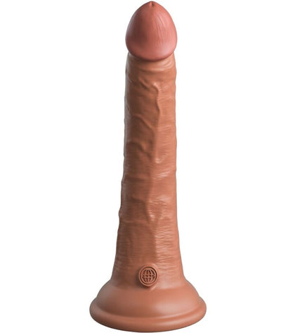 KING COCK - ELITE GODE RÉALISTE EN SILICONE 17.8 CM CARAMEL by KING COCK