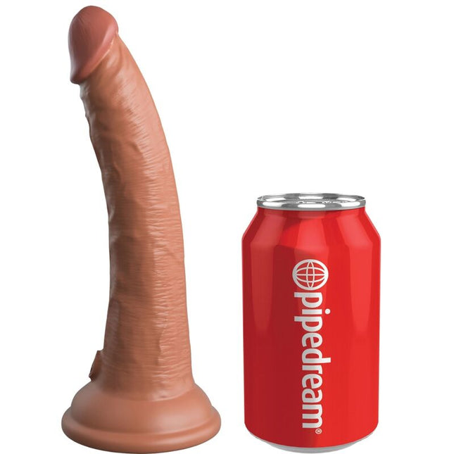 KING COCK - ELITE GODE RÉALISTE EN SILICONE 17.8 CM CARAMEL by KING COCK